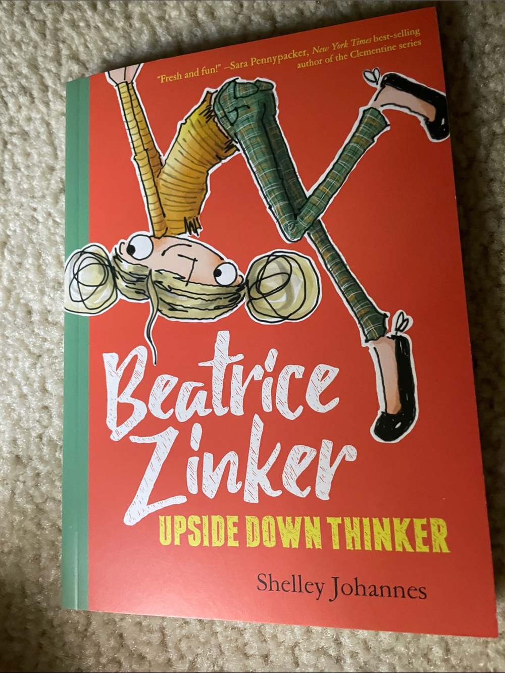 Beatrice Zinker: Upside Down Thinker — Bright Coral Cover